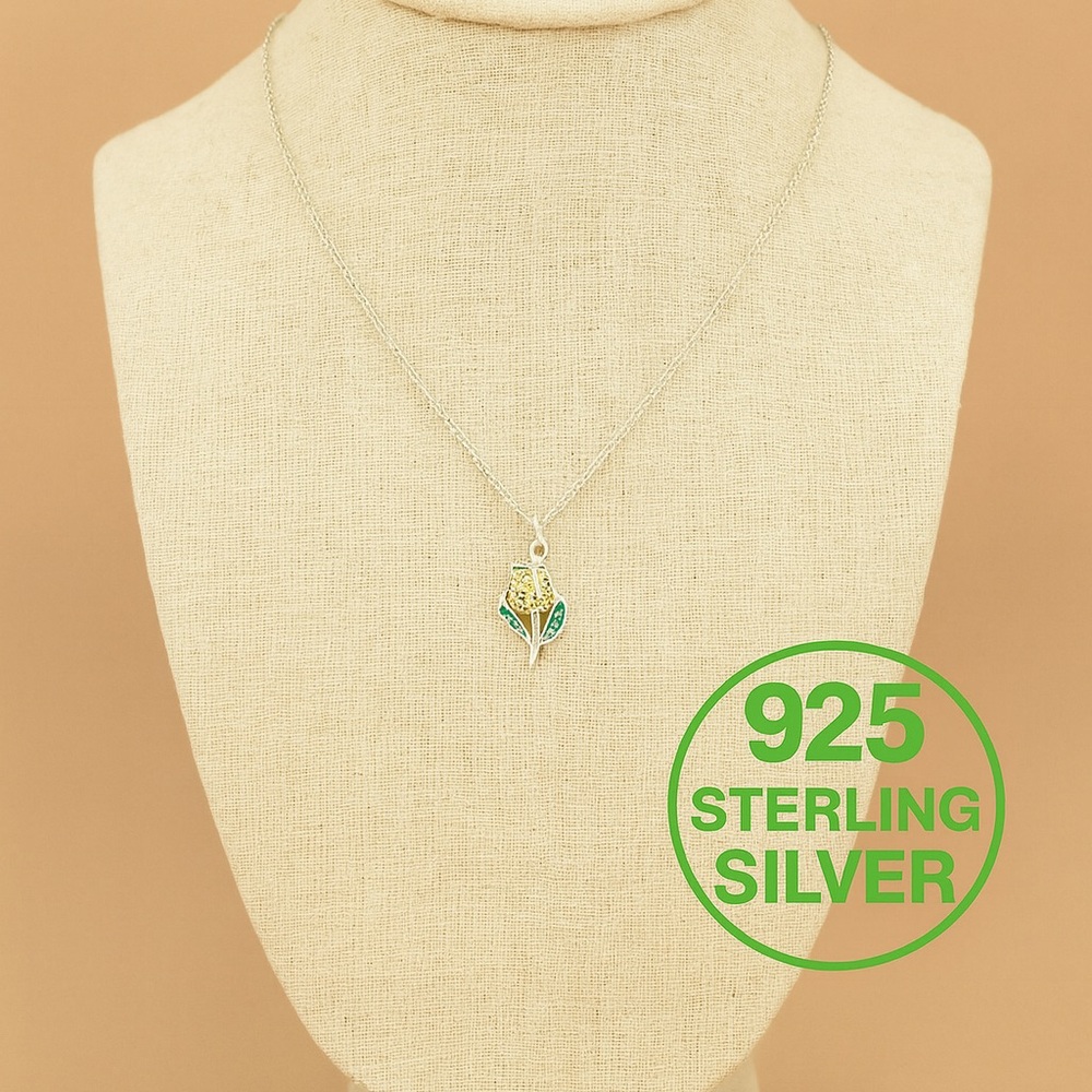 Stamped Sterling Silver Necklace